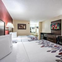 Двухместный (Двухместный номер Делюкс с 2 двуспальными кроватями - Для некурящих) отеля Red Roof Inn Orlando South - Florida Mall, Орландо