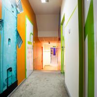Семейный (Шестиместный номер с общей ванной комнатой) хостела Moon Hostel, Гданьск