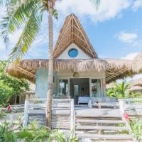 Сьюит (Люкс с 2 двуспальными кроватями и частичным видом на океан) отеля Kai Tulum, Тулум