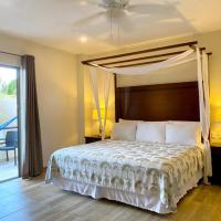 Двухместный (Номер с кроватью размера «king-size» и частичным видом на океан) отеля Hotel Playa La Media Luna, Исла-Мухерес