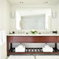 Сьюит (Суперлюкс с одной спальней с частичным видом на океан) апарт-отеля Trump International Hotel Waikiki, Гонолулу