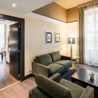 Сьюит (Семейный люкс (для 2 взрослых и 2 детей)) отеля Barceló Brno Palace, Брно