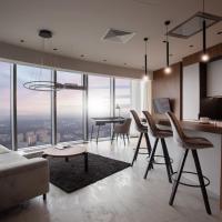 Сьюит (Представительский люкс) апартаментов Apartamenty Sky Tower, Вроцлав