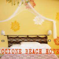 Четырехместный (Четырехместный номер) отеля Riccione Beach Hotel, Риччоне