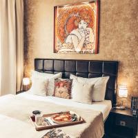 Трехместный (Улучшенный трехместный номер) отеля Alfons Boutique Hotel, Прага