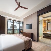 Двухместный (Queen Deluxe King Room) отеля Mangrove Tree Resort World Sanya Bay- Queen Palm Toawers, Санья