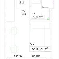 Двухместный (Бюджетный двухместный номер с 1 кроватью) хостела iroom, Люблин