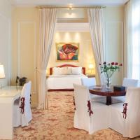 Сьюит (Люкс с кроватью размера «queen-size» и видом на море) отеля Hotel Grande Albergo Delle Rose - Casino Rodos, Родос