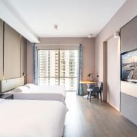 Двухместный (Flower Twin Room) апартаментов Qingdao Jinshan We+ Holiday Apartment (Qingdao Olympic Sailing Center), Циндао