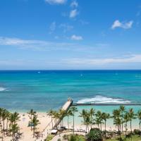 Двухместный (Номер с 2 двуспальными кроватями и видом на океан) отеля Park Shore Waikiki, Гонолулу