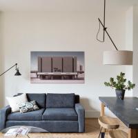 Четырехместный (Апартаменты «Премиум» с 2 спальнями) апарт-отеля ROOST Midtown, Филадельфия