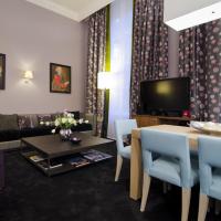 Сьюит (Дом с видом на канал, кроватью размера «king-size» и мини-кухней) апарт-отеля Canal House Suites at Sofitel Legend The Grand Amsterdam, Амстердам