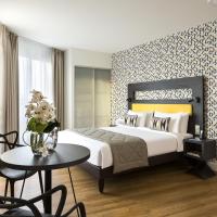 Апартаменты (Номер-студио Делюкс с балконом, вид на Эйфелеву башню) апарт-отеля Citadines Tour Eiffel Paris, Париж