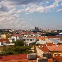 Сьюит (Люкс с 1 спальней и видом на город) отеля Majestic Plaza, Прага