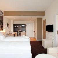 Двухместный (Улучшенный двухместный номер с 1 кроватью) отеля arcona LIVING MÜNCHEN, Мюнхен