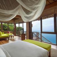 Двухместный (Вилла-люкс с бассейном и видом на океан) курортного отеля Six Senses Samui, Самуи