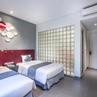 Двухместный (Улучшенный двухместный номер с 2 отдельными кроватями) курортного отеля Thanh Tan Hot Springs By Fusion, Хюэ