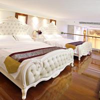 Студио (Двухуровневый номер Делюкс для 6 человек) апартаментов Guangzhou Ba Dun Hotel - Beijing Road, Гуанчжоу