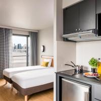 Студио (Номер-студио с 2 отдельными кроватями (для 2 взрослых)) апарт-отеля Aparthotel Adagio access Colombes La Défense, Париж