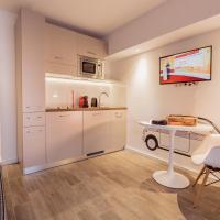 Апартаменты (Comfy Apartment with Kitchen) апарт-отеля Brera Serviced Apartments Frankfurt, Франкфурт-на-Майне