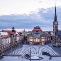 Двухместный (Улучшенный двухместный номер с 1 кроватью) отеля Hotel an der Oper, Хемниц