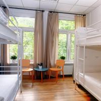 Четырехместный (Кровать в общем номере с 4 кроватями) хостела Warsaw Hostel Centrum, Варшава