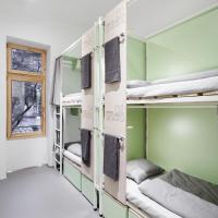 Номер (Кровать в общем 4-местном номере для мужчин и женщин) хостела Flow Hostel, Будапешт