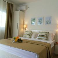 Студио (Стандартный номер-студио с террасой, вид на море) гостевого дома Villa del Mar, Херцег-Нови