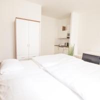 Студио (Апартаменты открытой планировки с видом на сад (для 1-2 взрослых)) апартаментов Grand Central Studio Apartments, Вена