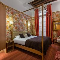 Двухместный (Superior Double Room with  four poster bed) отеля Hôtel Saint-Paul Rive-Gauche, Париж