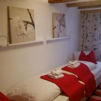 Двухместный (Двухместный номер с 2 отдельными кроватями и собственной ванной комнатой за пределами номера) отеля Junger Fuchs, Зальцбург